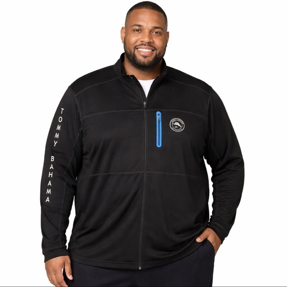 Tommy Bahama Other - Tommy Bahama Men’s Performance Jacket 3XL Big & Tall Black UPF 30 NWT $135